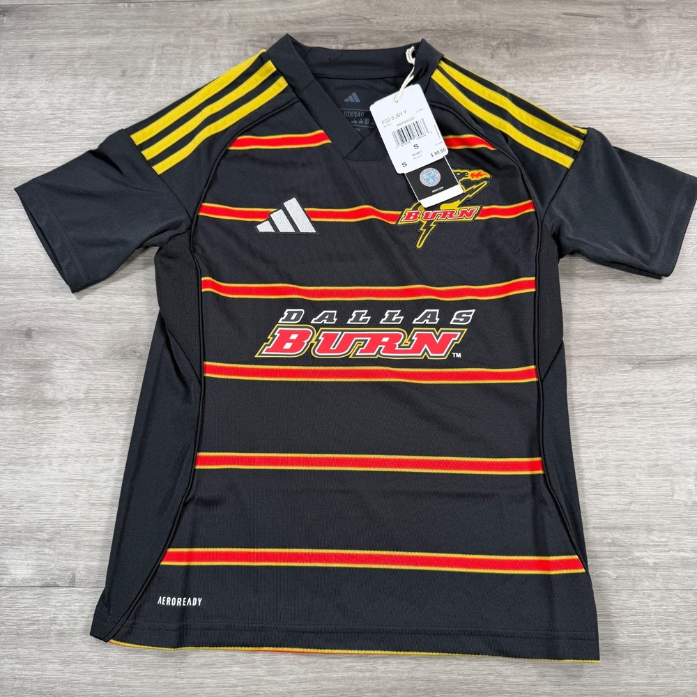 Adidas MLS FC Dallas 3rd Jersey Retro Dallas Burn JI7359 Youth Small